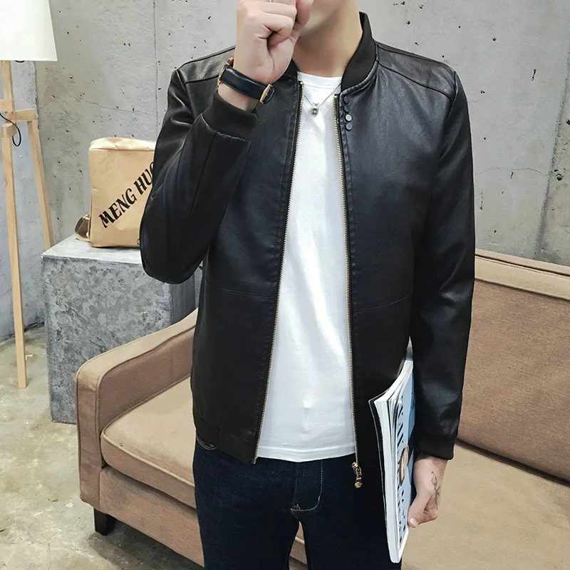 Men New Fashion PU Autumn Short Jacket 2018 Faux Leather Korean Slim Homme Motorcycle Leather Jacket Parkas Faux Leathe coat 4XL
Men New Fashion PU Autumn Short Jacket 2018 Faux Leather Korean Slim Homme Motorcycle Leather Jacket Parkas Faux Leathe coat 4XL