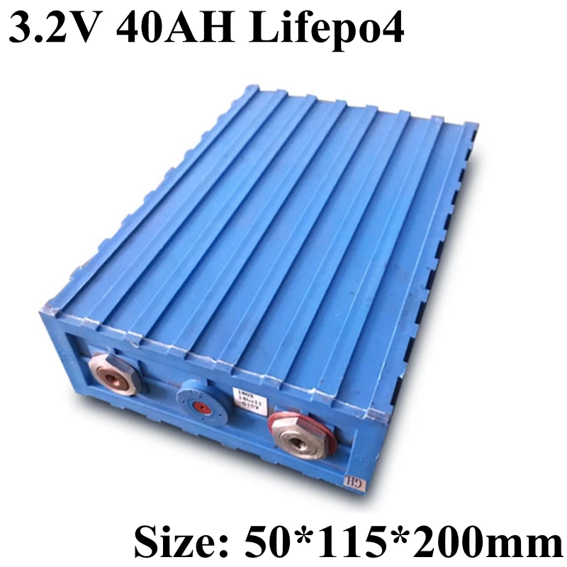 Мощность 3,2 В Lifepo4 40ah литиевый аккумулятор 3,2 В 100A для аккумулятора Diy 12 В Аккумулятор 40ah энергосберегающий электроинструмент
Мощность 3,2 В Lifepo4 40ah литиевый аккумулятор 3,2 В 100A для аккумулятора Diy 12 В Аккумулятор 40ah энергосберегающий электроинструмент