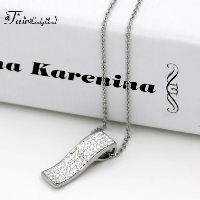 FairLadyHood Classic Square Pendant Necklace Silver Color Stainless Steel Sweater Chain Necklace For Women Valentine's Day Gift
FairLadyHood Classic Square Pendant Necklace Silver Color Stainless Steel Sweater Chain Necklace For Women Valentine's Day Gift
