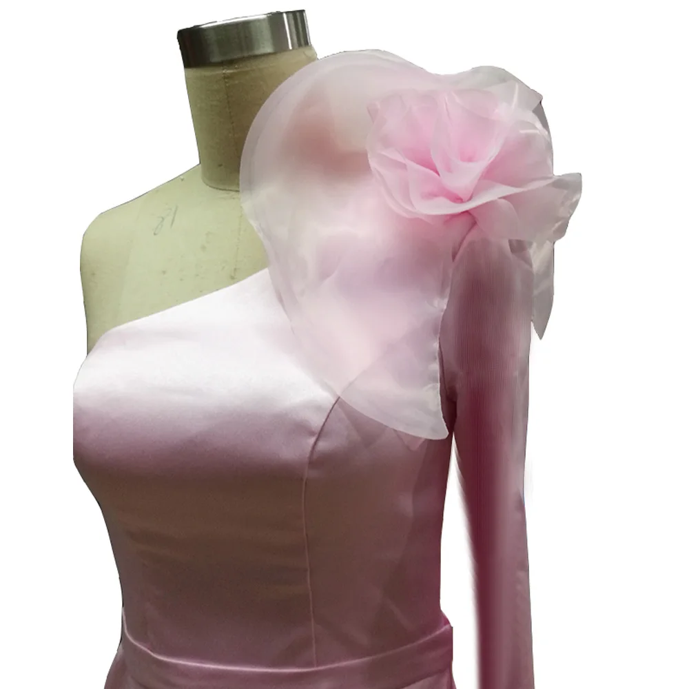 E JUE SHUNG One Long Sleeve Mermaid Evening Dresses Long Flowers Pink Long Prom Dresses robe de soiree abendkleider
E JUE SHUNG One Long Sleeve Mermaid Evening Dresses Long Flowers Pink Long Prom Dresses robe de soiree abendkleider
