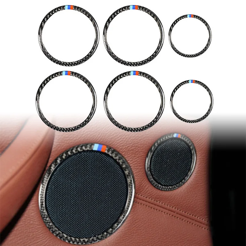 6pcs Audio Speaker Decoration ABS Car Audio Speaker Round Decorative Cover Trim Suitable For BMW X5 E70 X6 E71 2008-2013
6pcs Audio Speaker Decoration ABS Car Audio Speaker Round Decorative Cover Trim Suitable For BMW X5 E70 X6 E71 2008-2013