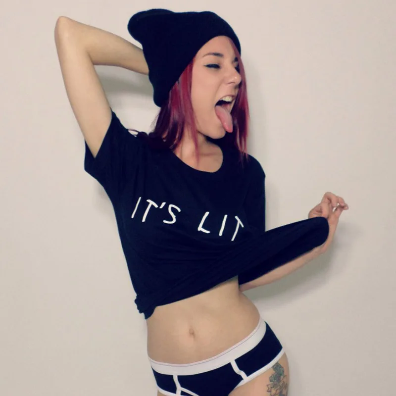 Sugarbaby It's Lit T Shirt Design Short Sleeve Summer Tee Funny Spring Graphic T Shirt Student Harajuku Tops Drop ship
Sugarbaby It's Lit T Shirt Design Short Sleeve Summer Tee Funny Spring Graphic T Shirt Student Harajuku Tops Drop ship