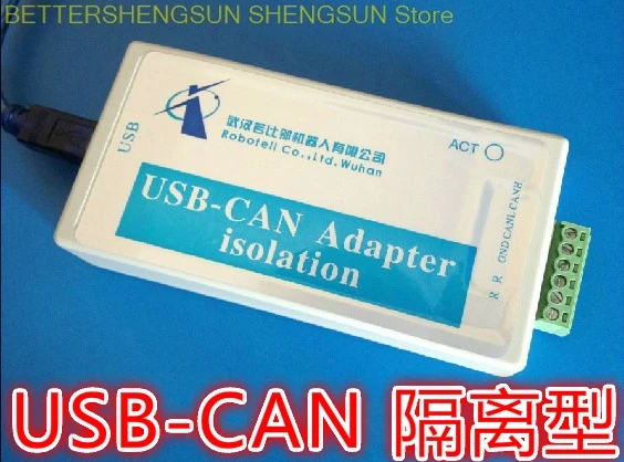 Адаптер USB для CAN USB-CAN отладчик/USB2CAN с изоляцией 1000 В/анализатором CAN-шины
Адаптер USB для CAN USB-CAN отладчик/USB2CAN с изоляцией 1000 В/анализатором CAN-шины