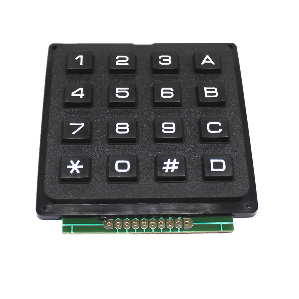MCU keyboard button matrix 4*4 A keyboard 16 button industrial keyboard row column scanning 4x4 Matrix Keyboard Keypad Module
MCU keyboard button matrix 4*4 A keyboard 16 button industrial keyboard row column scanning 4x4 Matrix Keyboard Keypad Module