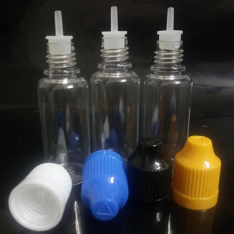 plastic Pet 20ml bottle Empty Clear Long Thin Dropper bottles E cigarette Liquid oil in Bottle For Ejuice 2500pcs | Красота и