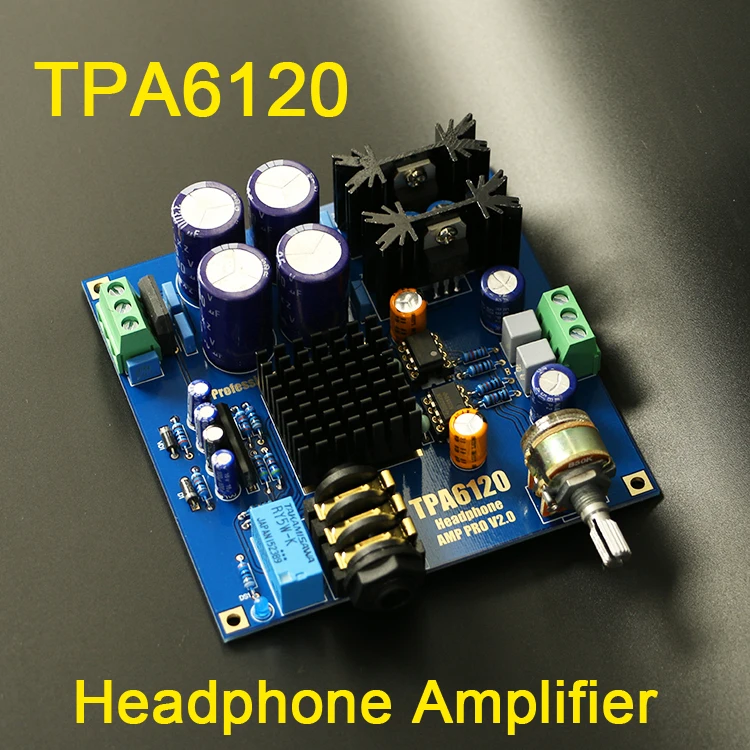 TPA6120 усилитель для наушников HIFI плата комплект DIY ac/dc 12v 20v Двойной источник