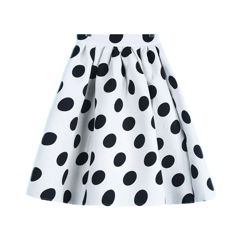 Hot fashion women clothes high waist casual skirts summer polka dot print A-line knee-length skirts
Hot fashion women clothes high waist casual skirts summer polka dot print A-line knee-length skirts