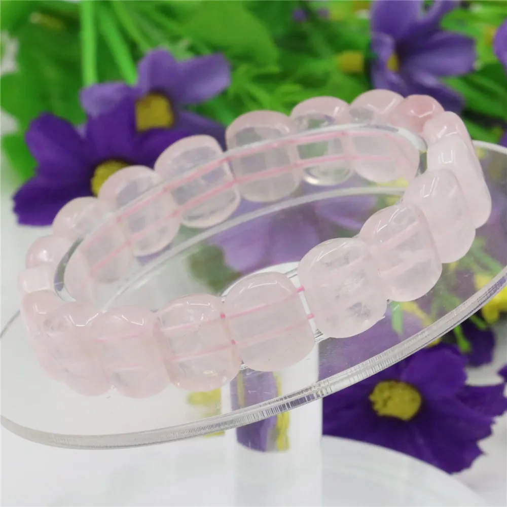 Pink Crystal Jades Bracelet Jaspers Chalcedony Natural Stone Women Girl Gifts DIY Hand Made Ornaments Jewelry Making Design
Pink Crystal Jades Bracelet Jaspers Chalcedony Natural Stone Women Girl Gifts DIY Hand Made Ornaments Jewelry Making Design