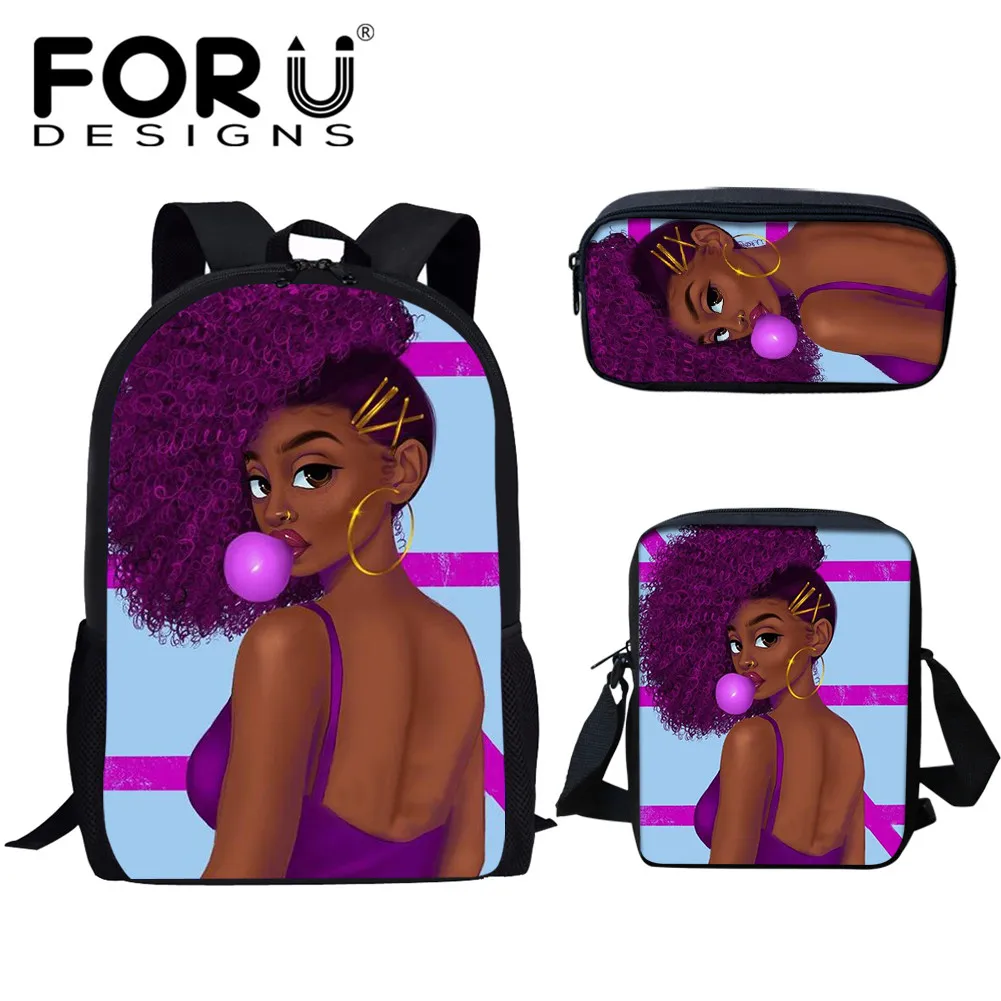 FORUDESIGNS Backpack Art African Girl Casual Children Schoolbag Travel Bag Kids School Bag Girls School Backpack Mochila escolar
FORUDESIGNS Backpack Art African Girl Casual Children Schoolbag Travel Bag Kids School Bag Girls School Backpack Mochila escolar
