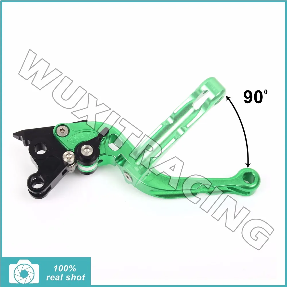 Новый ЧПУ Заготовка короткие складные сцепные рычаги для Suzuki gsx r 600 750 1000 GSXR600 GSXR750