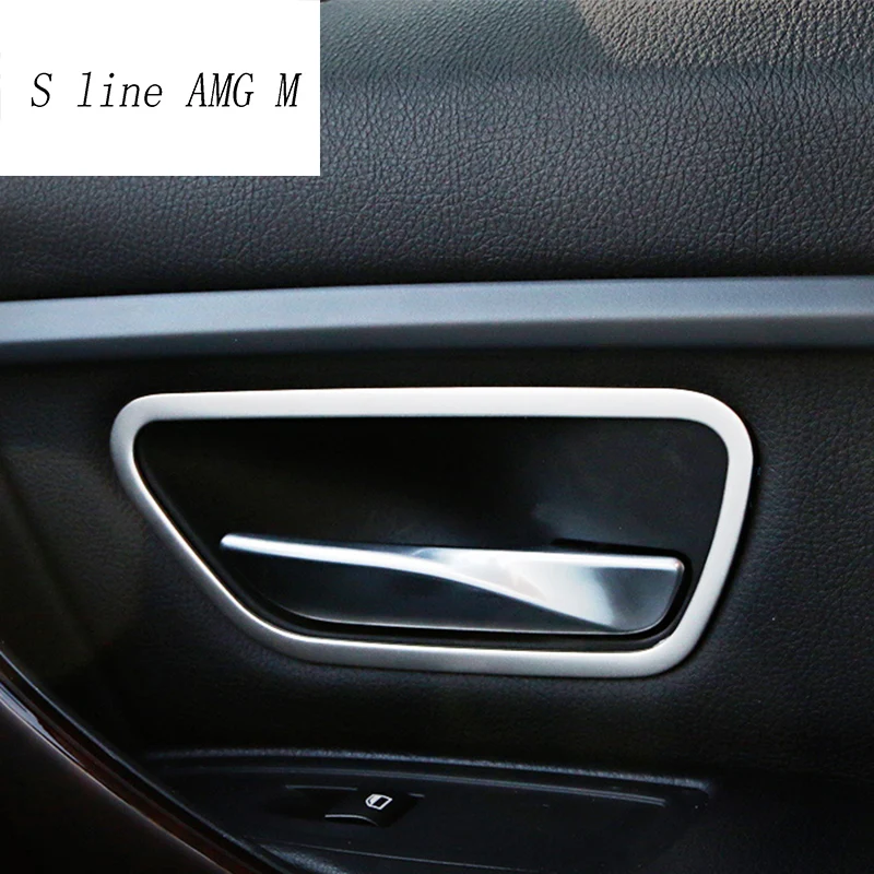 Car styling Door Handle frame cover trim Car Interior Doorknob decorative Sticker for BMW f30 3 series 320 316i Auto Accessories
Car styling Door Handle frame cover trim Car Interior Doorknob decorative Sticker for BMW f30 3 series 320 316i Auto Accessories