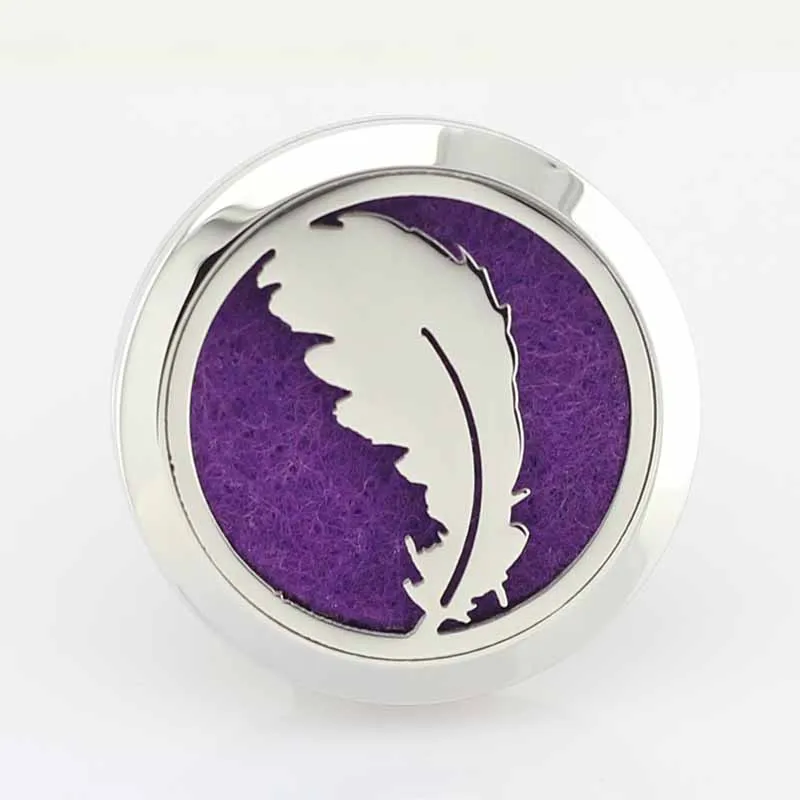 30mm Stainless Steel Feather essential oil car diffuser for aromatherapy with vent clip
30mm Stainless Steel Feather essential oil car diffuser for aromatherapy with vent clip