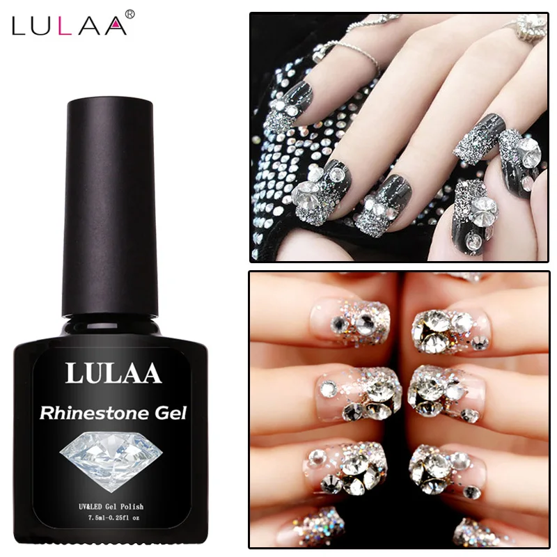 Lulaa Brand Newest 7.5ml Glitter Glue Rhinestone UV Gel Nail Polish Adhesives Super Sticky Nail Varnish Decoration builder gel
Lulaa Brand Newest 7.5ml Glitter Glue Rhinestone UV Gel Nail Polish Adhesives Super Sticky Nail Varnish Decoration builder gel