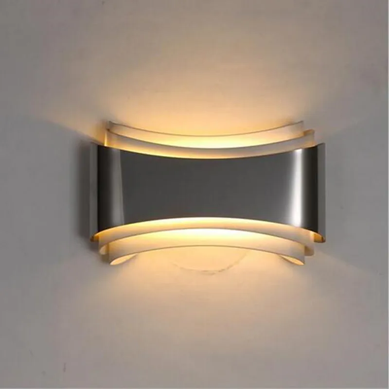 Modern led wall lights for bedroom study room Stainless steel+Hardware 5W home decoration wall lamp free shipping
Modern led wall lights for bedroom study room Stainless steel+Hardware 5W home decoration wall lamp free shipping