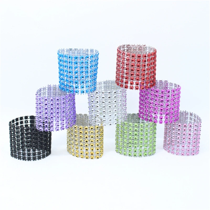 50/100pc Decor Plastic Rhinestone Wrap Ring Napkin Buckle Hotel Wedding Supplies European Style Home Decoration
50/100pc Decor Plastic Rhinestone Wrap Ring Napkin Buckle Hotel Wedding Supplies European Style Home Decoration