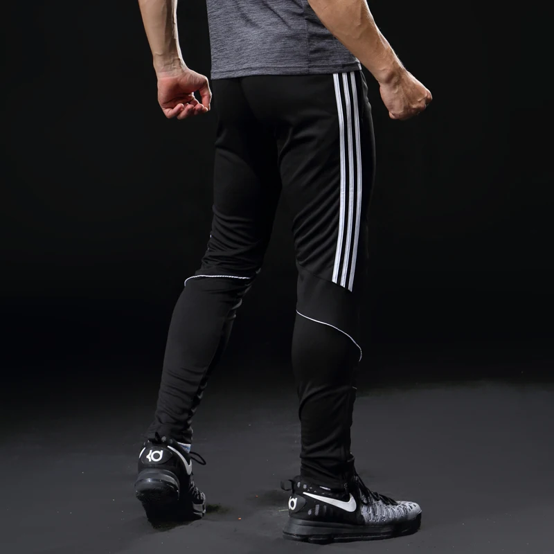 Зимние футбольные штаны тонкие спортивные для бега из Джерси профессиональные