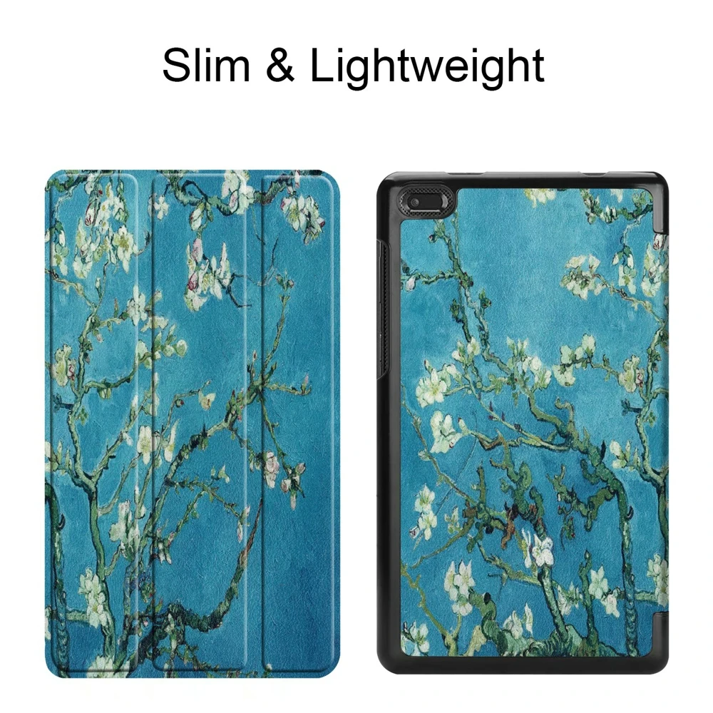 3-Folder Ultra Thin Slim Folio Stand Lightweight Luxury Leather Case Cover For Lenovo Tab E7 TB-7104F TB-7104N TB-7104 7" Tablet |