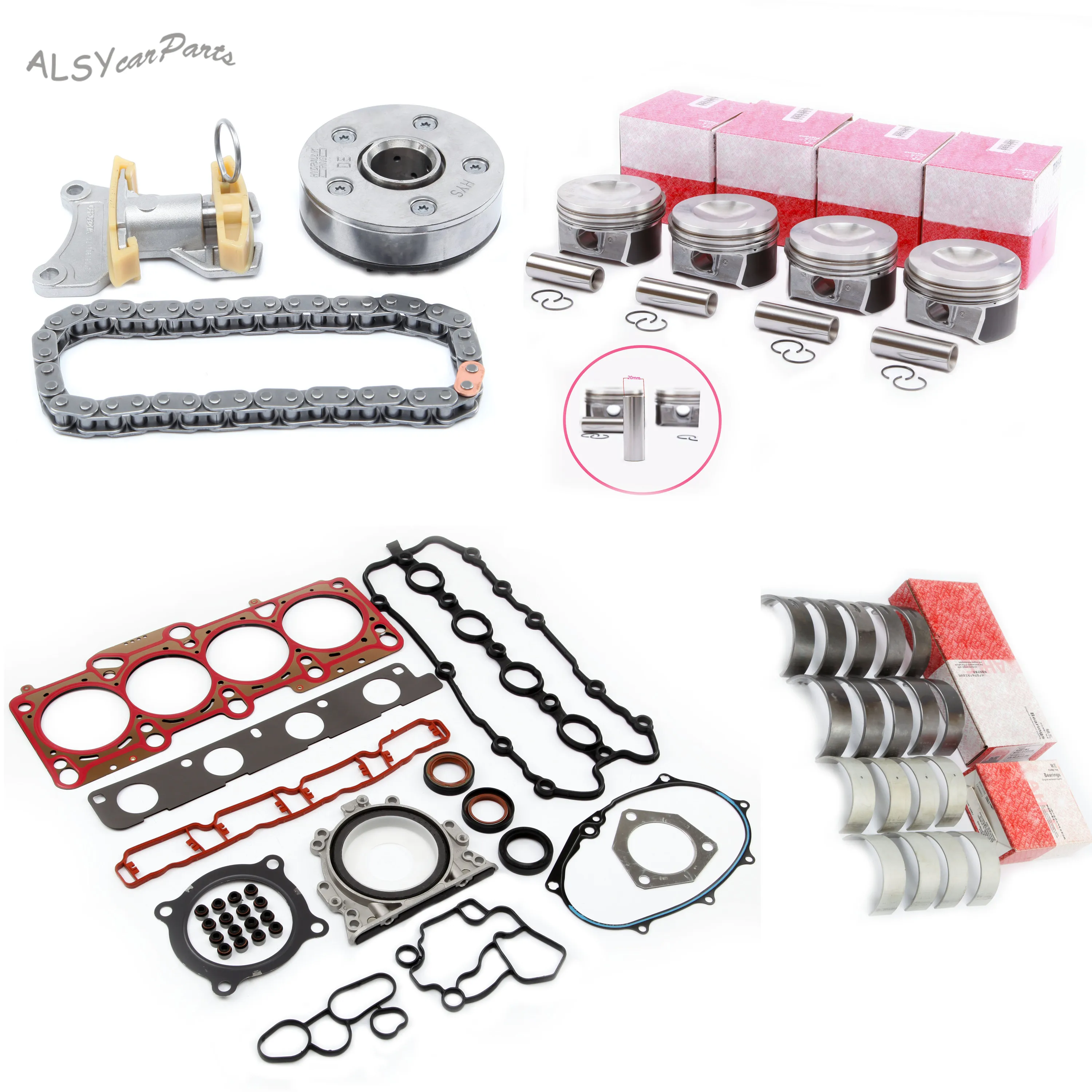YIMIAOMO 06F 198 012 T Engine Piston Ring Washer Repair Kit Set For VW Golf Passat Jetta Skoda Audi A3 A4 A6 TT 2.0TSI 06B105701
YIMIAOMO 06F 198 012 T Engine Piston Ring Washer Repair Kit Set For VW Golf Passat Jetta Skoda Audi A3 A4 A6 TT 2.0TSI 06B105701