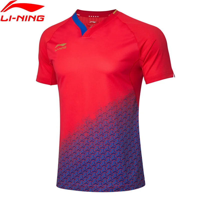 Li Ning мужской костюм для соревнований по настольному теннису национальная