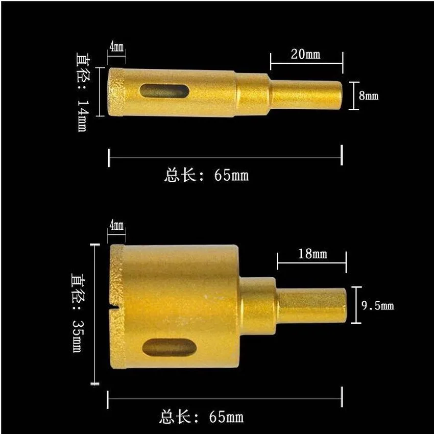 Free shipping of 1PCS 6-25mm brazed dry drilling angel grinder diamond marble hole saw M10 for marble/concrete tile drilling
Free shipping of 1PCS 6-25mm brazed dry drilling angel grinder diamond marble hole saw M10 for marble/concrete tile drilling