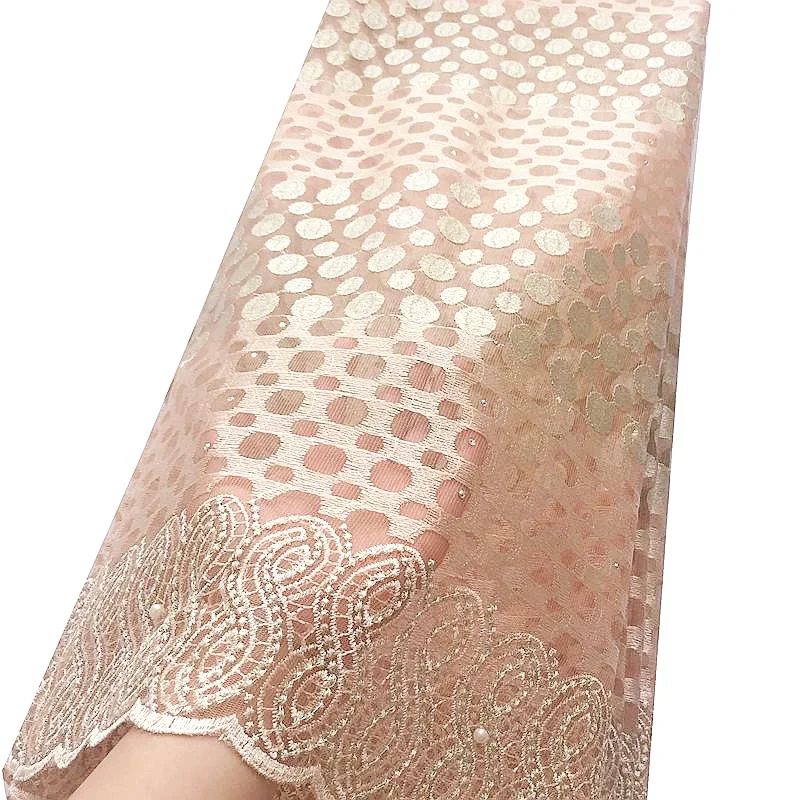 Gold Nigeria Cord French Laces Fabrics High Quality Tulle French Swiss Africa Lace Fabric Wedding Beaded Lace Fabric In Sale
Gold Nigeria Cord French Laces Fabrics High Quality Tulle French Swiss Africa Lace Fabric Wedding Beaded Lace Fabric In Sale