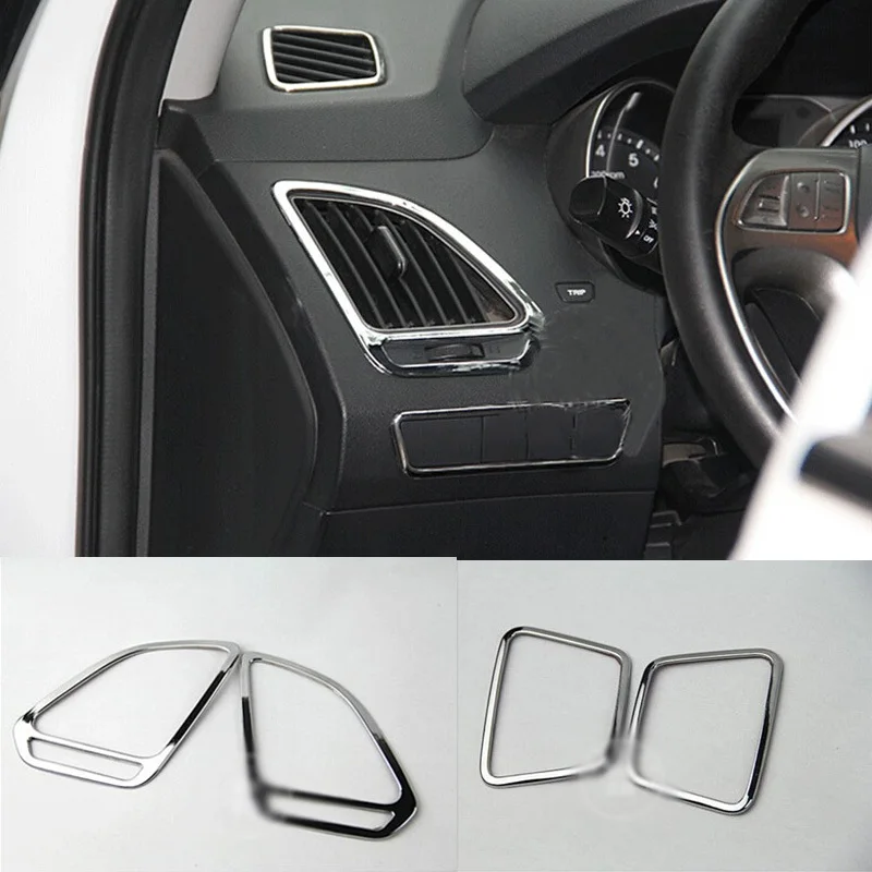 Car styling For HYUNDAI ix35 2010-2015 air condition outlet ABS Chrome trim auto accessories decoration 4pcs per set
Car styling For HYUNDAI ix35 2010-2015 air condition outlet ABS Chrome trim auto accessories decoration 4pcs per set