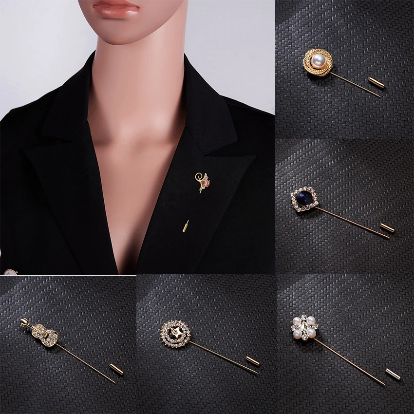 Rhinestone Flower Star Guitar Brooches Pins Female Gold CZ Vintage Brooch Women Romantic Wedding Party Jewelry Wholesale
Rhinestone Flower Star Guitar Brooches Pins Female Gold CZ Vintage Brooch Women Romantic Wedding Party Jewelry Wholesale