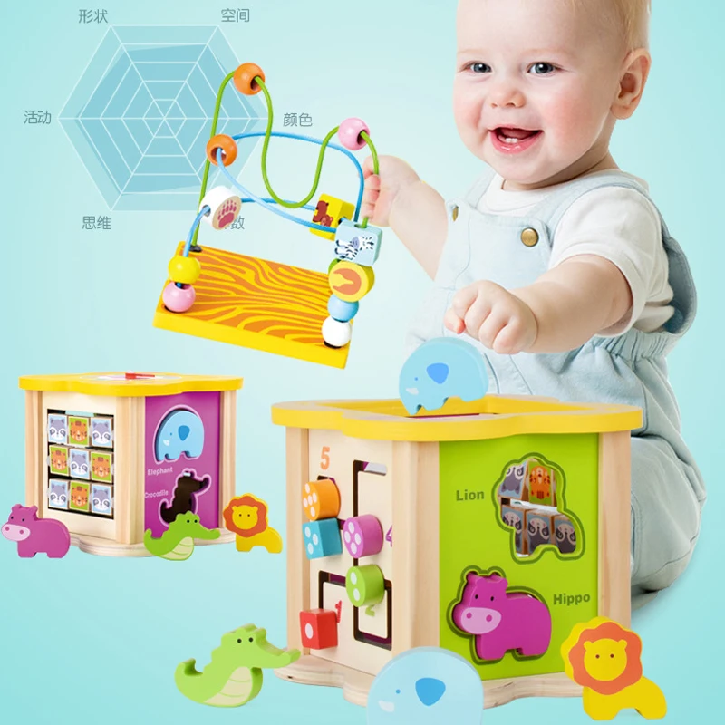 Деревянные Обучающие игры-головоломки, игрушечная коробка Монтессори, Классические многофункциональные круглые головоломки из бисера
Деревянные Обучающие игры-головоломки, игрушечная коробка Монтессори, Классические многофункциональные круглые головоломки из бисера