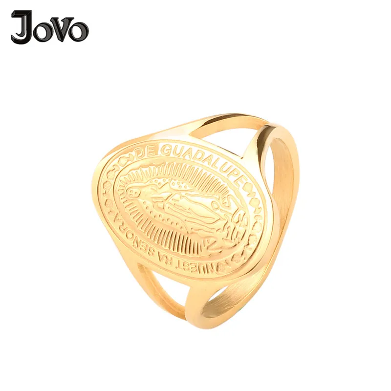 Surgical Stainless Steel Wide Figure Virgin Mary Rings Female Wedding Gold Ring for Women Party Wedding Jewelry Anillos Mujer
Surgical Stainless Steel Wide Figure Virgin Mary Rings Female Wedding Gold Ring for Women Party Wedding Jewelry Anillos Mujer