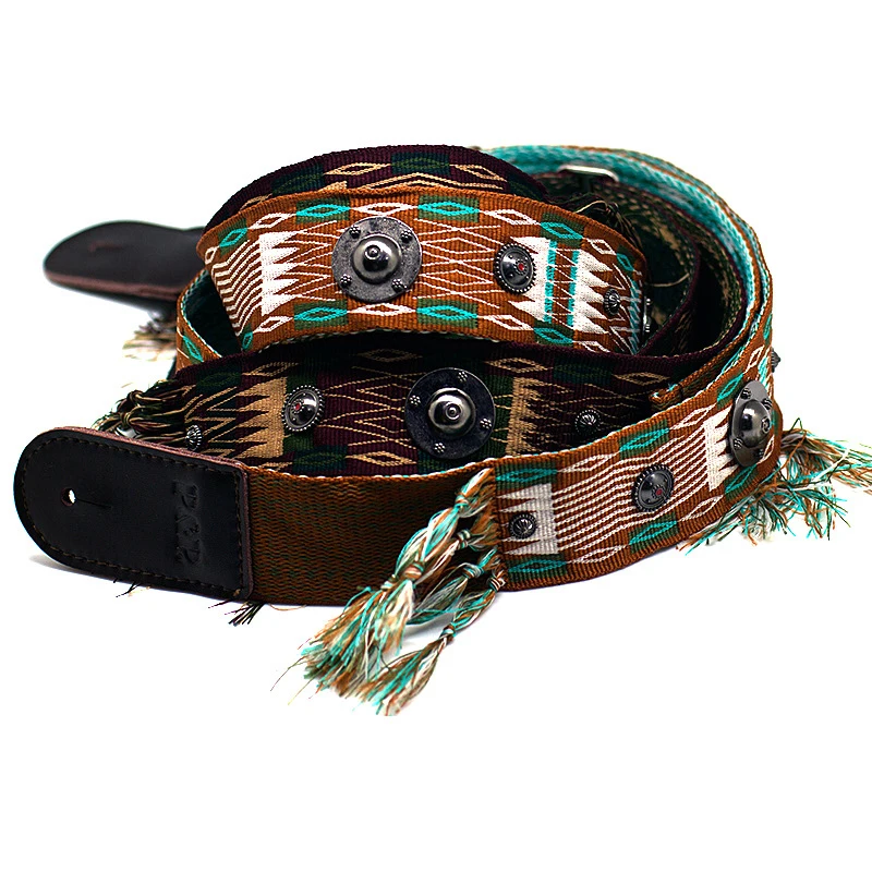 Indian design Guitar Strap Shoulder with Leather ends Bass Straps Cotton Guitarra belt guitarr parts Adjustable Free Shipping
Indian design Guitar Strap Shoulder with Leather ends Bass Straps Cotton Guitarra belt guitarr parts Adjustable Free Shipping