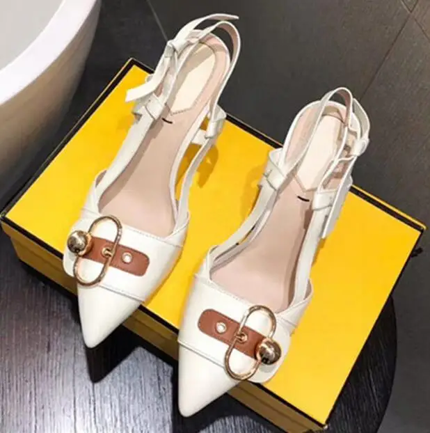 Back Strap Pointy Toe Belt Buckle Sandals Woman New Summer High Heel F Letter Ladies Dress Party Shoes White Wedding Pumps
Back Strap Pointy Toe Belt Buckle Sandals Woman New Summer High Heel F Letter Ladies Dress Party Shoes White Wedding Pumps