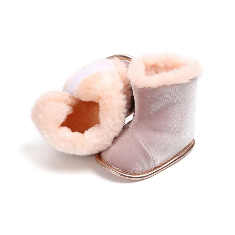 2020 Winter New Baby Boots Newborn Solid Color Plus Velvet Warm Boots Baby Soft Bottom Non-Slip Toddler Boots
2020 Winter New Baby Boots Newborn Solid Color Plus Velvet Warm Boots Baby Soft Bottom Non-Slip Toddler Boots