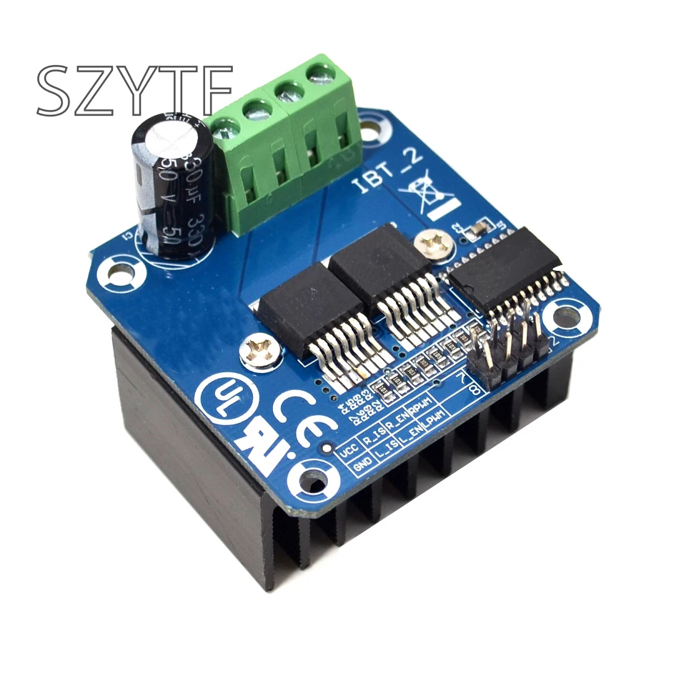 Двойной BTS7960 43A h-мост высокой мощности двигателя модуль драйвера/diy умный автомобиль диагностический ток BTN7960
Двойной BTS7960 43A h-мост высокой мощности двигателя модуль драйвера/diy умный автомобиль диагностический ток BTN7960