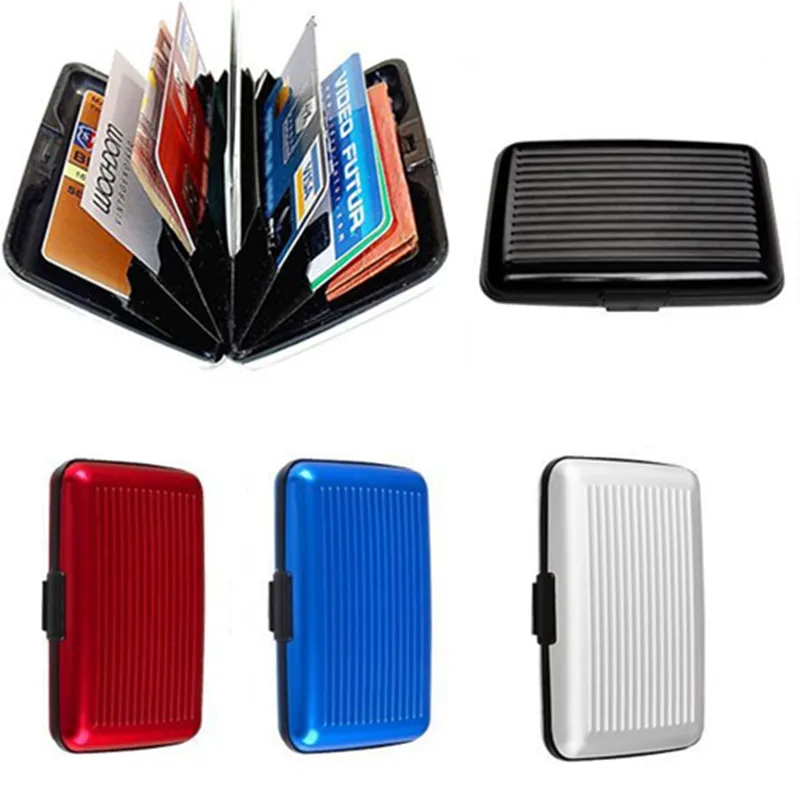 Rfid Travel Card Holder Aluminum Credit Card Holder Women Men Waterproof Business ID Card Wallet Case Shiny Metal Cardholder Box
Rfid Travel Card Holder Aluminum Credit Card Holder Women Men Waterproof Business ID Card Wallet Case Shiny Metal Cardholder Box