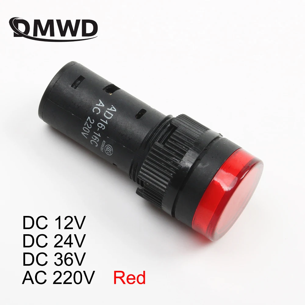 20pcs/lot LED indicator lamp dia.16mm AD16-16C LED light signal indicator AC220V DC36V 24V 12V Red
20pcs/lot LED indicator lamp dia.16mm AD16-16C LED light signal indicator AC220V DC36V 24V 12V Red