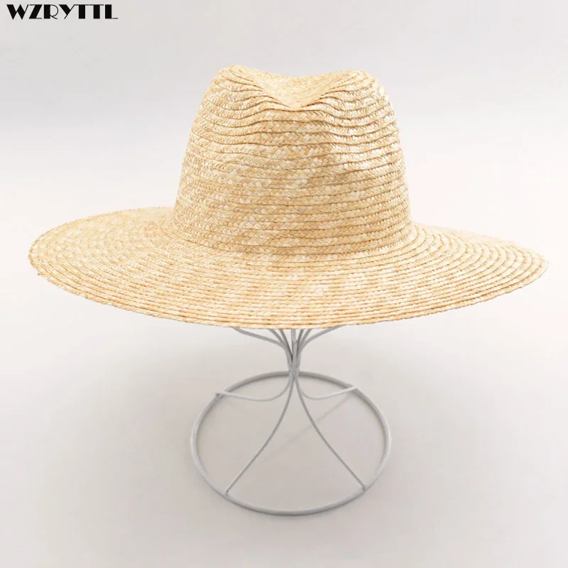 Mens Womens Summer Jazz Hat 100% Crocheted wheat Straw Hat Body Millinery Fedora Panama Beach UV Sun Hats
Mens Womens Summer Jazz Hat 100% Crocheted wheat Straw Hat Body Millinery Fedora Panama Beach UV Sun Hats