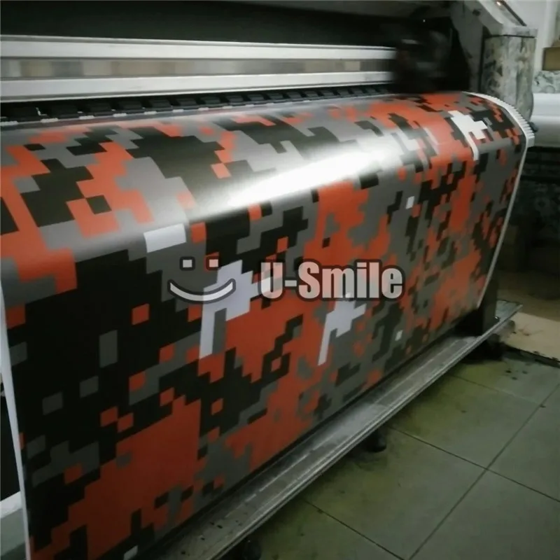 Digital Orange Camouflage Vinyl Wrap Film Pixel Camouflage For SUV Truck Wrap Bubble Free Size:1.52x30M
Digital Orange Camouflage Vinyl Wrap Film Pixel Camouflage For SUV Truck Wrap Bubble Free Size:1.52x30M