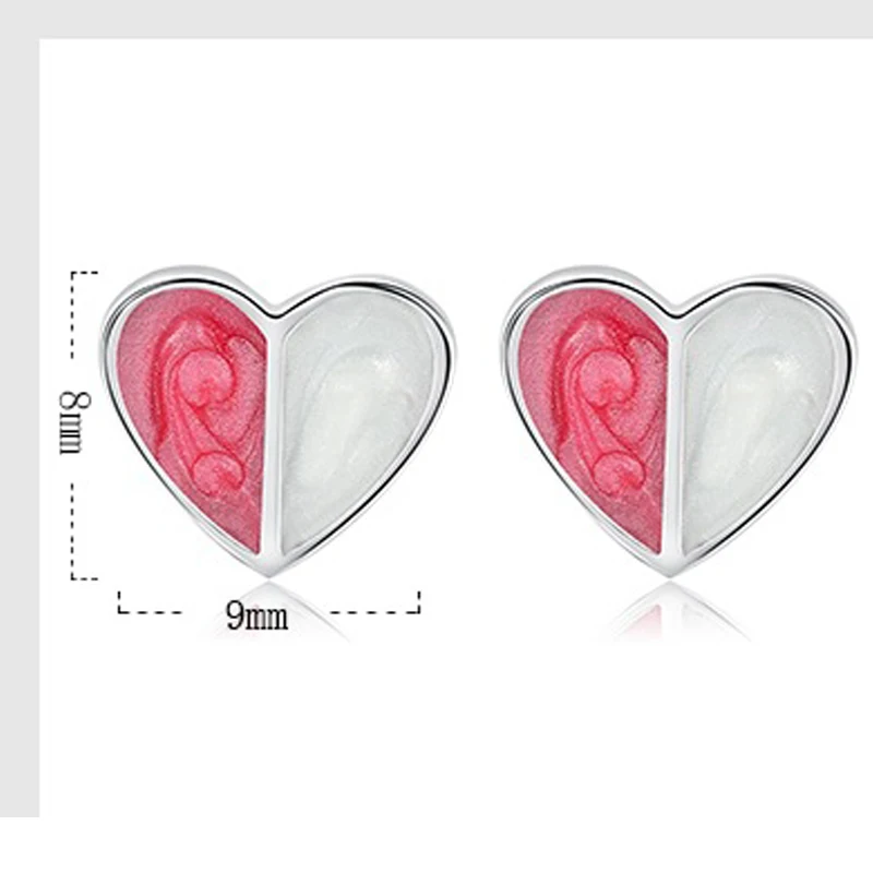 Utimtree Lovely 925 sterling silver Heart Stud Earrings for Women Girls Jewelry Gift Orecchini Donna Boucle D'oreille Brincos
Utimtree Lovely 925 sterling silver Heart Stud Earrings for Women Girls Jewelry Gift Orecchini Donna Boucle D'oreille Brincos