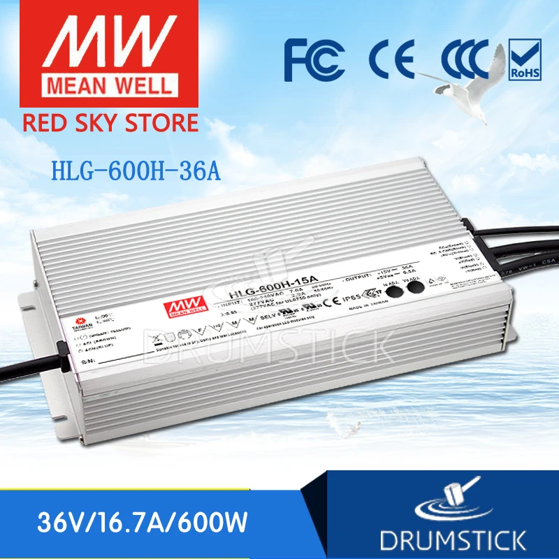 prosperity MEAN WELL HLG-600H-36A 15V 36A meanwell HLG-600H 15V 540W Single Output LED Driver Power Supply A type
prosperity MEAN WELL HLG-600H-36A 15V 36A meanwell HLG-600H 15V 540W Single Output LED Driver Power Supply A type