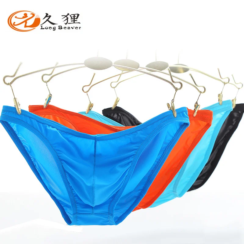 Men's triangle underwear sexy transparent briefs ice silk transparent ultra-thin sexy underwear
Men's triangle underwear sexy transparent briefs ice silk transparent ultra-thin sexy underwear