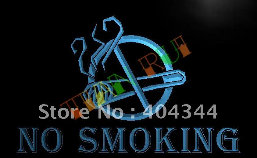 LB176- NO SMOKING Cafe Restaurant LED Neon Light Sign