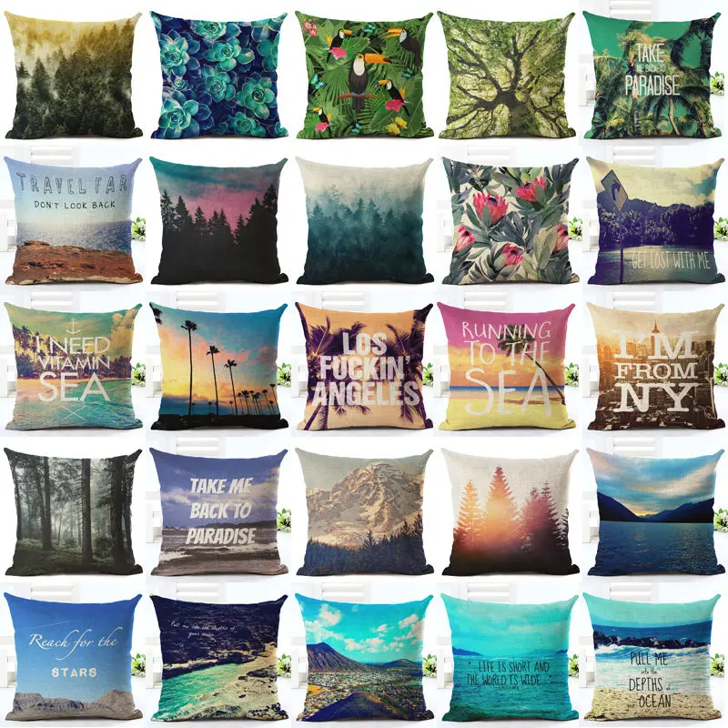 HGLEGYW Pillow Scenery Cover Home Decor Plants Linen & Case Pattern Cushion Standard
HGLEGYW Pillow Scenery Cover Home Decor Plants Linen & Case Pattern Cushion Standard