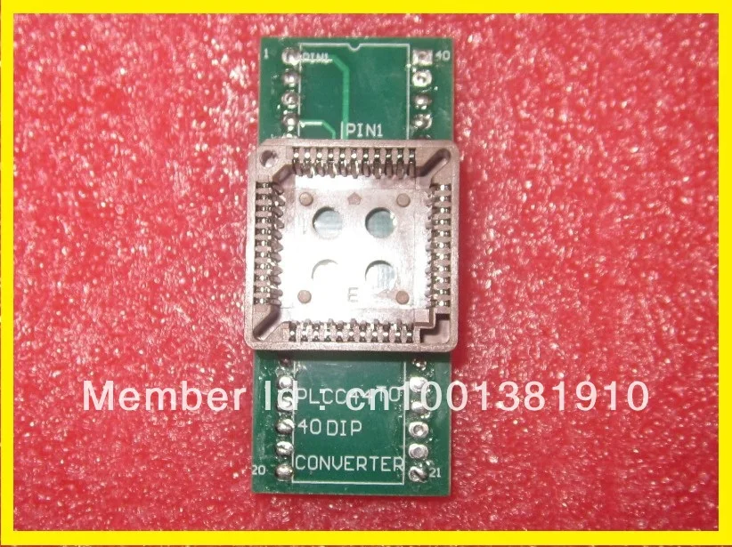 Free shipping!!!50PCS/LOT PLCC Adapter PLCC44 to DIP40 for USB universal Programmer Socket for TL866CS/TL866A/EZP2010/G540/SP300
Free shipping!!!50PCS/LOT PLCC Adapter PLCC44 to DIP40 for USB universal Programmer Socket for TL866CS/TL866A/EZP2010/G540/SP300