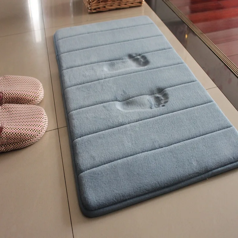 Velvet Fabric Memory Foam Bath Mats Bathroom Stripes Rug Non-slipToilet Floor Carpet Bathroom Mat Kitchen rugs Bedroom Carpets
Velvet Fabric Memory Foam Bath Mats Bathroom Stripes Rug Non-slipToilet Floor Carpet Bathroom Mat Kitchen rugs Bedroom Carpets