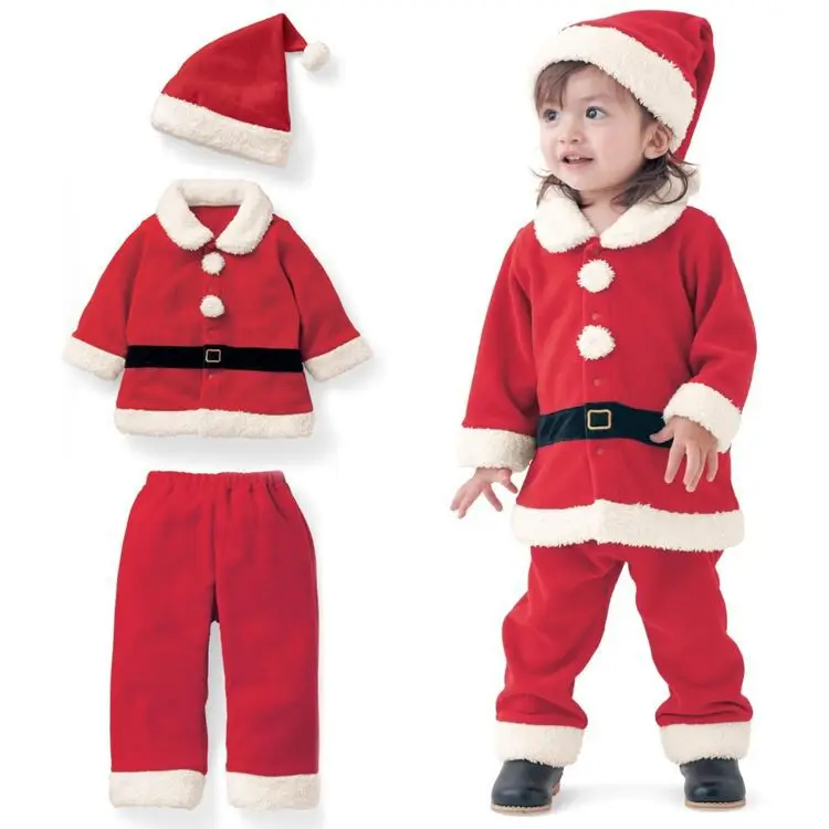 Kid Father Christmas Santa Claus Cosplay Flannel Top Pants Hat 3PCS Set Child Deguisement Halloween Christmas Cosplay Costumes
Kid Father Christmas Santa Claus Cosplay Flannel Top Pants Hat 3PCS Set Child Deguisement Halloween Christmas Cosplay Costumes