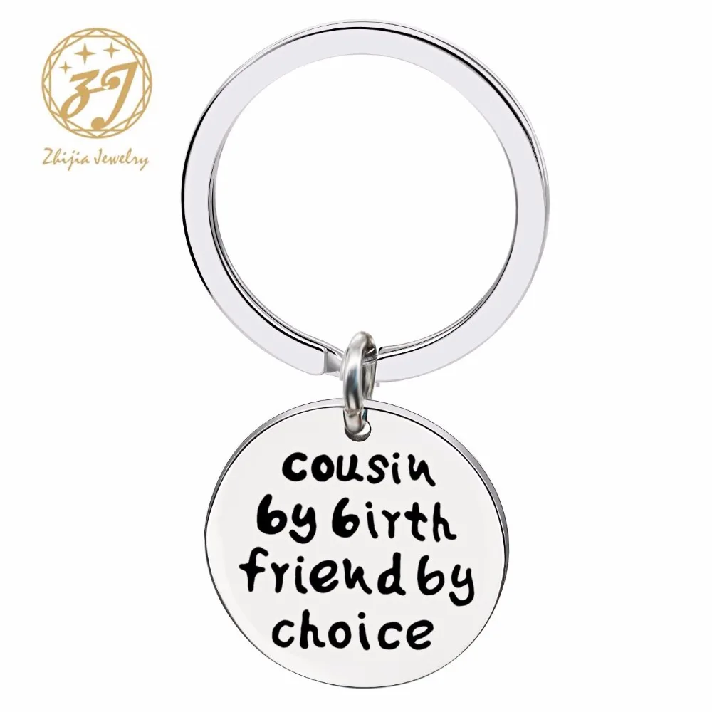 Zhijia jewelry Cousin Gifts Stainless Steel Key Chain Ring DIY chaveiro Cute sleutelhanger porte clef for Women Men llaveros
Zhijia jewelry Cousin Gifts Stainless Steel Key Chain Ring DIY chaveiro Cute sleutelhanger porte clef for Women Men llaveros