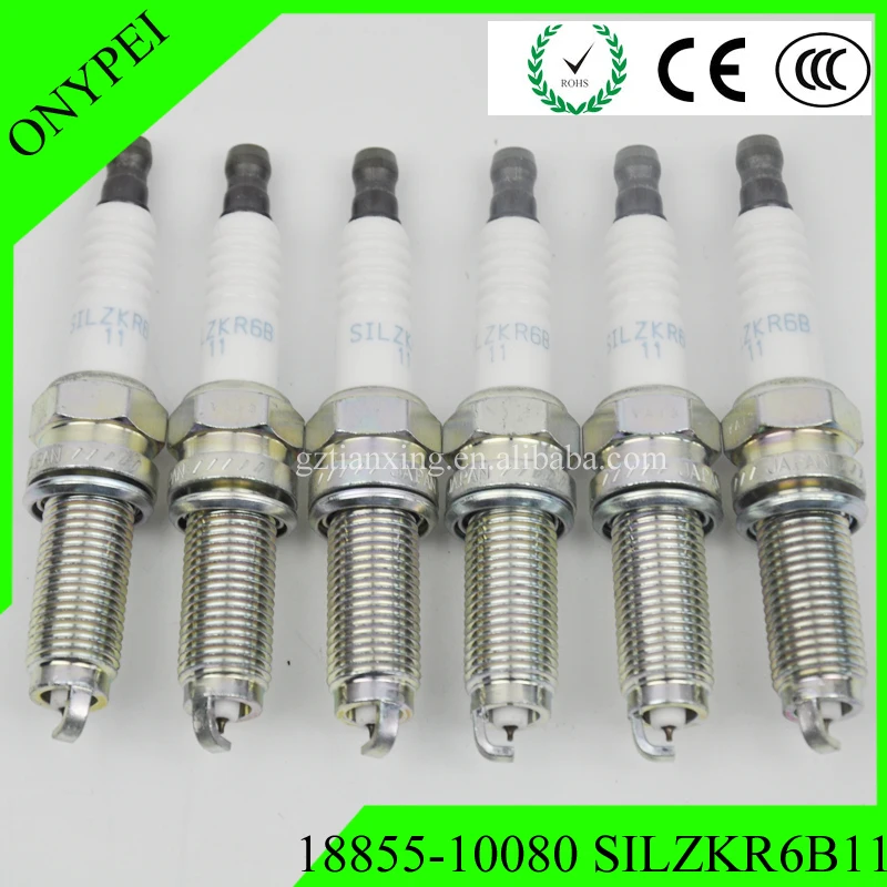 6 шт./лот 18855, фотоэлемент 10080, Свеча зажигания для Hyundai 1885510080 SILZKR6B 11 18855-10080 SILZKR6B11
6 шт./лот 18855, фотоэлемент 10080, Свеча зажигания для Hyundai 1885510080 SILZKR6B 11 18855-10080 SILZKR6B11