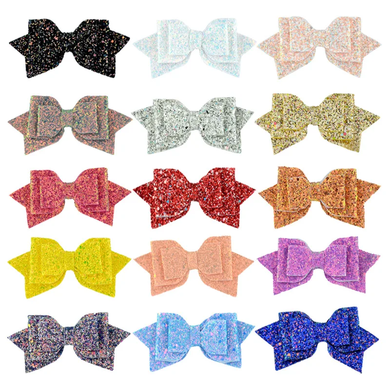 Nishine 3pcs/lot 5" Shining Gradient Sequin Bows for Baby Girls Headband Clips Swallowtail Children's Bow Diy Hair Accessories
Nishine 3pcs/lot 5" Shining Gradient Sequin Bows for Baby Girls Headband Clips Swallowtail Children's Bow Diy Hair Accessories