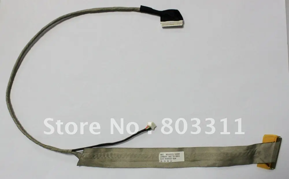 Free shipping Brand new orgianl screen cable for MSI VR601 EX610 MEGABOOK M670 15inch LCD screen cable K19-3040002-H58
Free shipping Brand new orgianl screen cable for MSI VR601 EX610 MEGABOOK M670 15inch LCD screen cable K19-3040002-H58