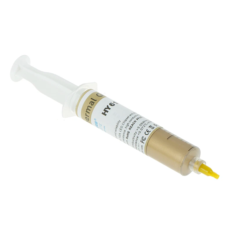 Проводящее соединение для процессора 30g/bottle термальная смазка шприца Paste Golden CPU Chip паста радиатора
Проводящее соединение для процессора 30g/bottle термальная смазка шприца Paste Golden CPU Chip паста радиатора